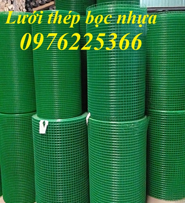 Lưới thép bọc nhựa hàn chập không gỉ /Lưới kẽm bọc nhựa