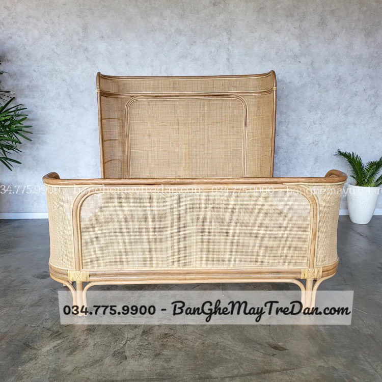 Giường ngủ bằng mây tự nhiên cao cấp tại Sài Gòn