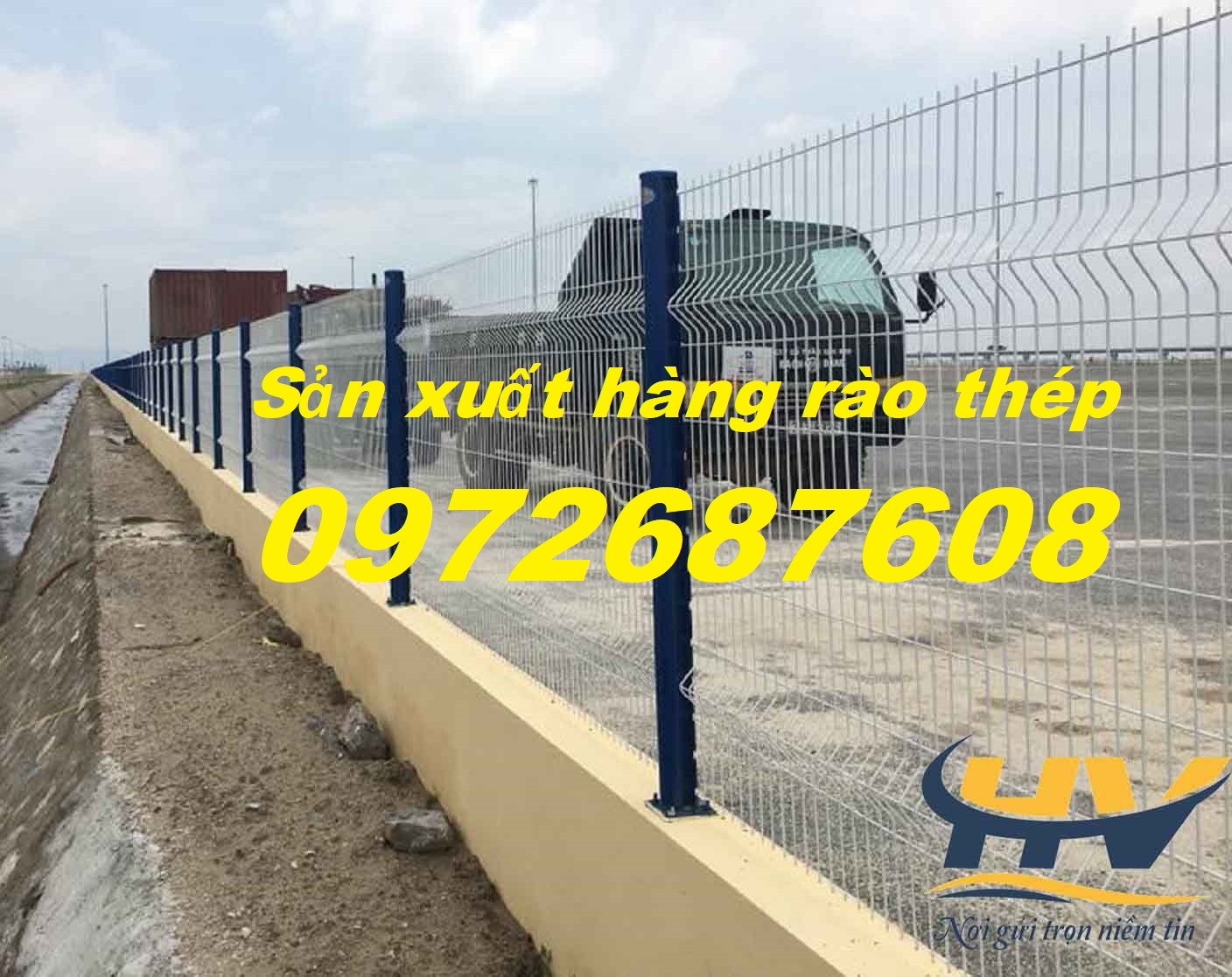 Hàng rào bảo vệ khu công nghiêp, hàng rào thép mạ kẽm tại Đồng Nai