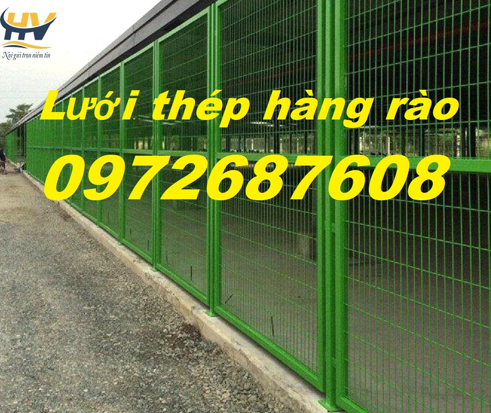 Sản xuất hàng rào mạ kẽm, hàng rào khu công nghiệp tại Bình Dương
