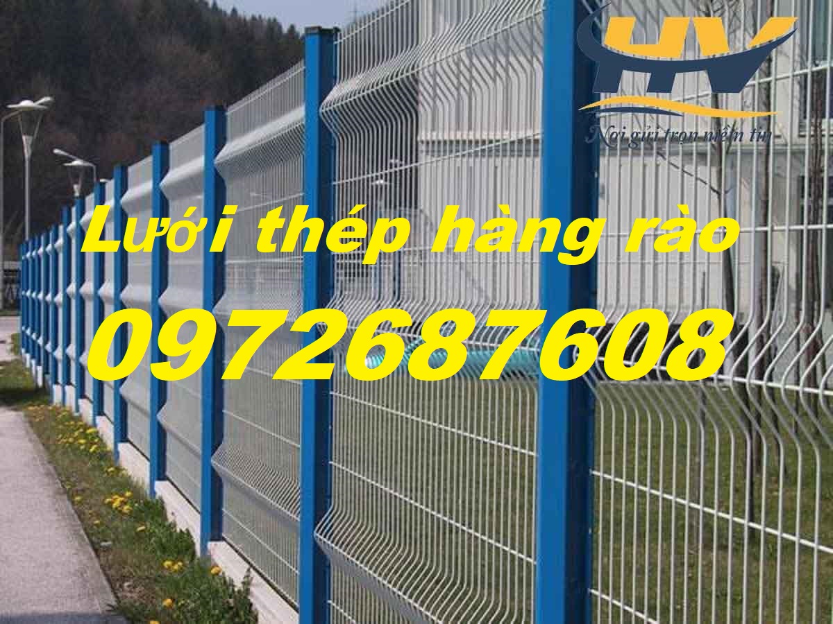 Hàng rào mạ kẽm, lưới hàng rào phi5 ô 50x200, phi5 ô 60x200