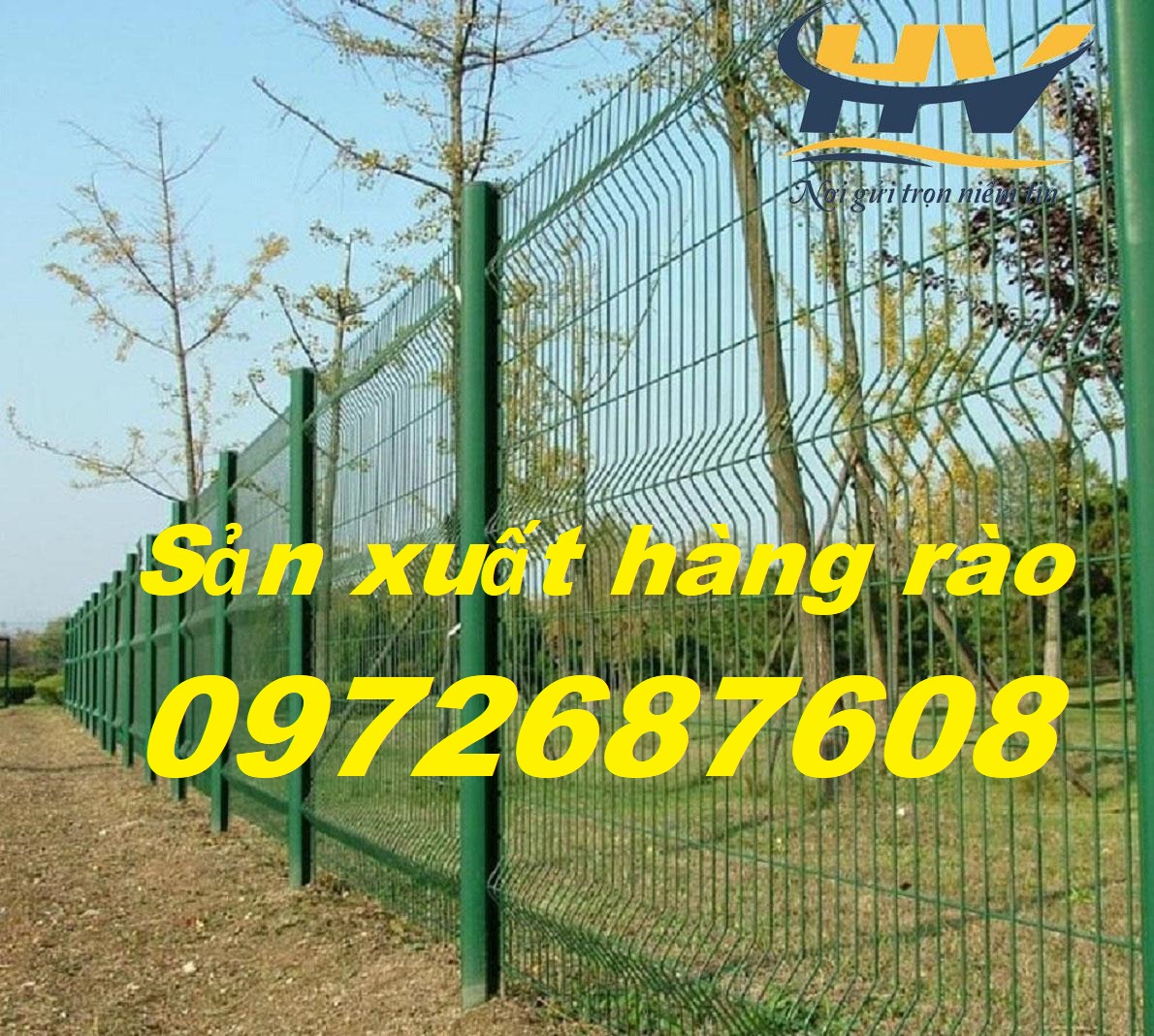 Hàng rào mạ kẽm, lưới hàng rào phi5 ô 50x200, phi5 ô 60x200