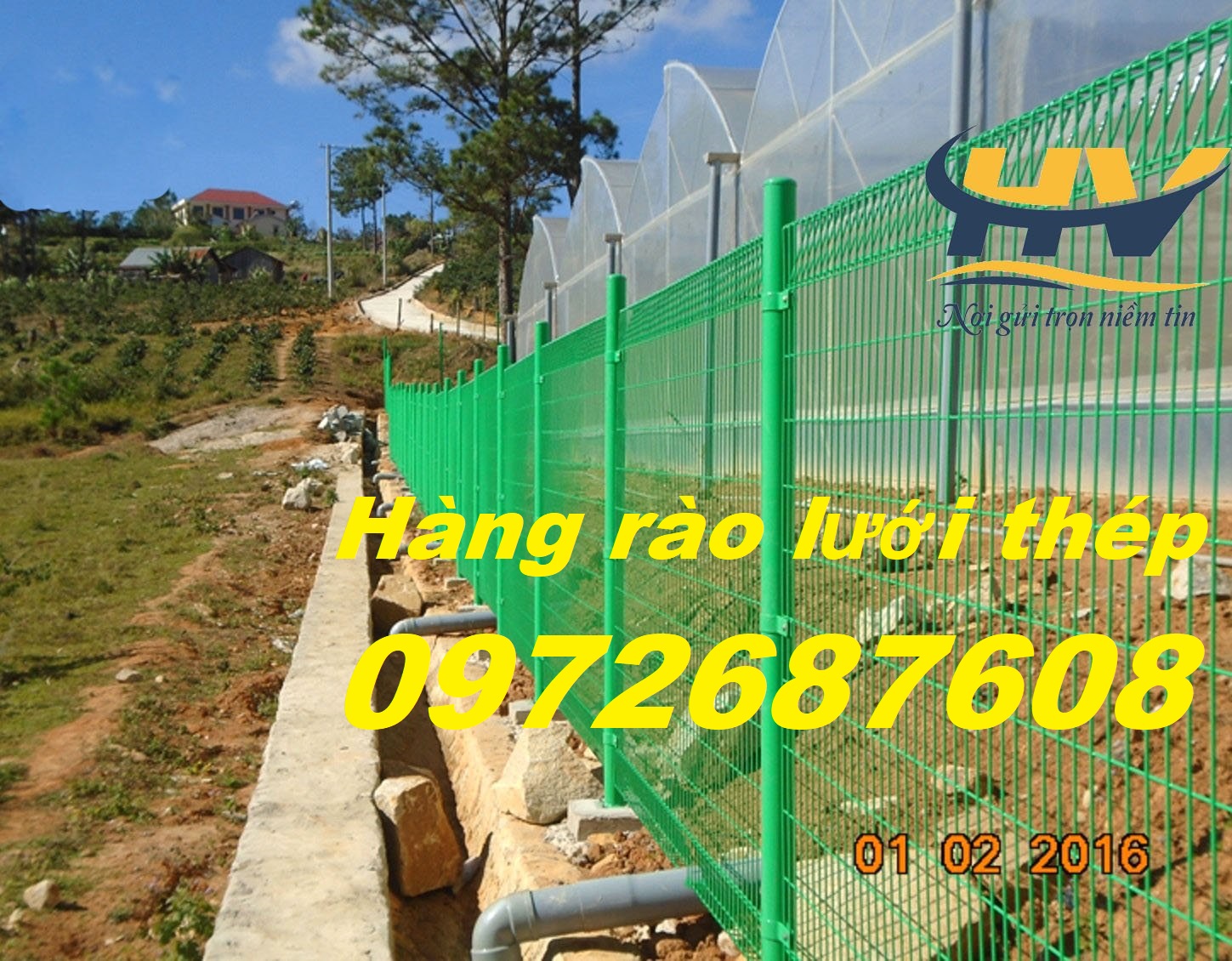 Hàng rào mạ kẽm, hàng rào chấn sóng, lưới hàng rào tại Tây Ninh