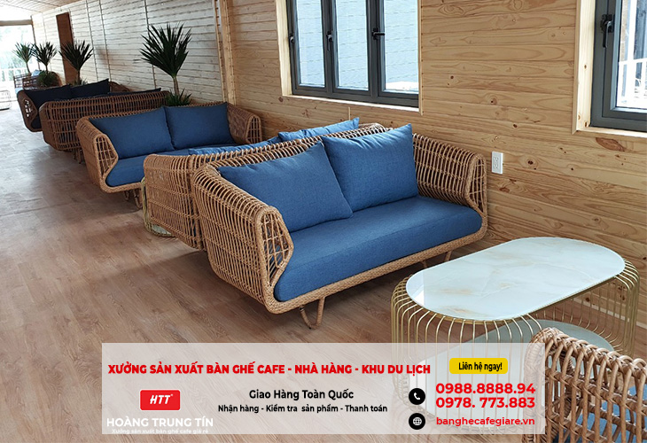 (Phú Nhuận) Bộ bàn ghế sofa cao cấp cho văn phòng