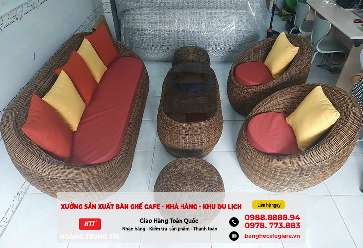 (Phú Nhuận) Bộ bàn ghế sofa cao cấp cho văn phòng