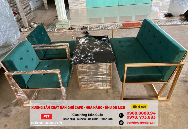 (Phú Nhuận) Bộ bàn ghế sofa cao cấp cho văn phòng