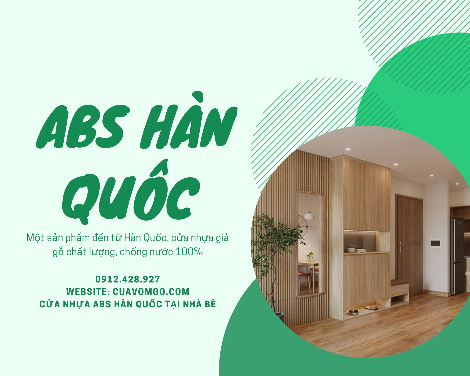 Cửa nhựa ABS tại Nhà Bè  Cửa nhựa giả gỗ Hàn Quốc giá rẻ