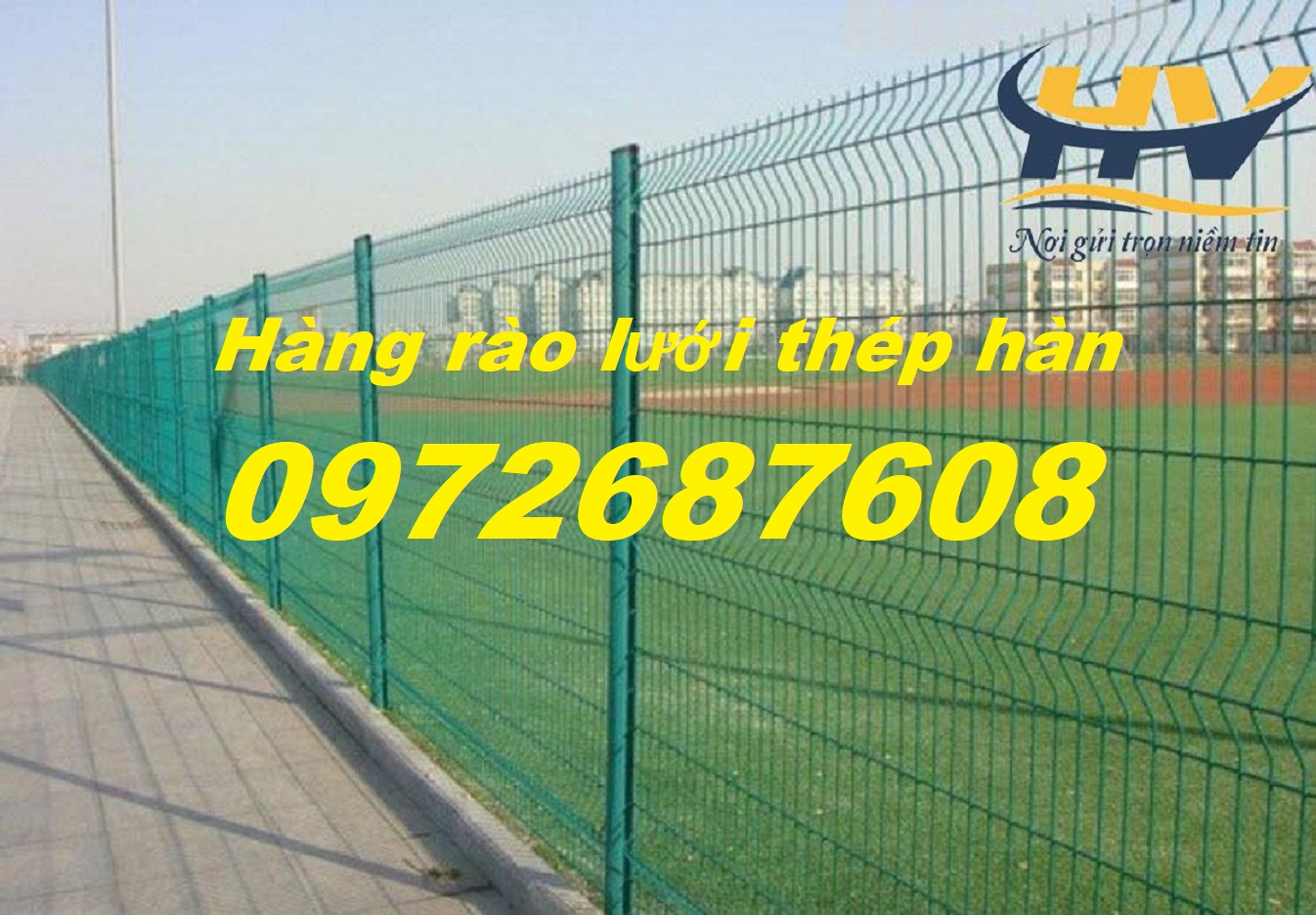 Hàng rào lưới thép, hàng rào mạ kẽm chấn sóng D4, D5, D6