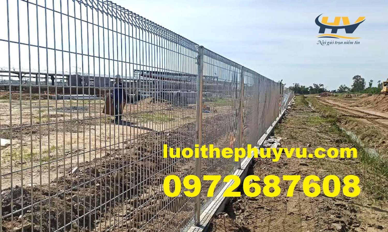 Hàng rào lưới thép, hàng rào mạ kẽm chấn sóng D4, D5, D6