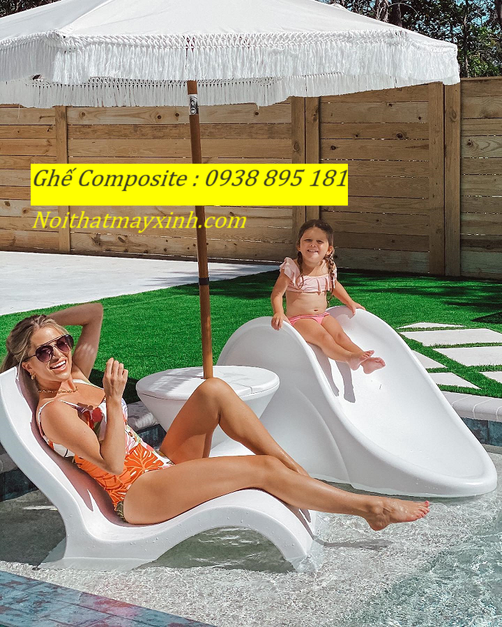 Xưởng ghế hồ bơi composite giá rẻ tại hcm
