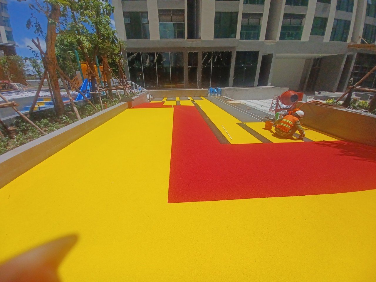 Chuyên thi công sàn cao su EPDM, thảm sàn cao su tại Việt Nam