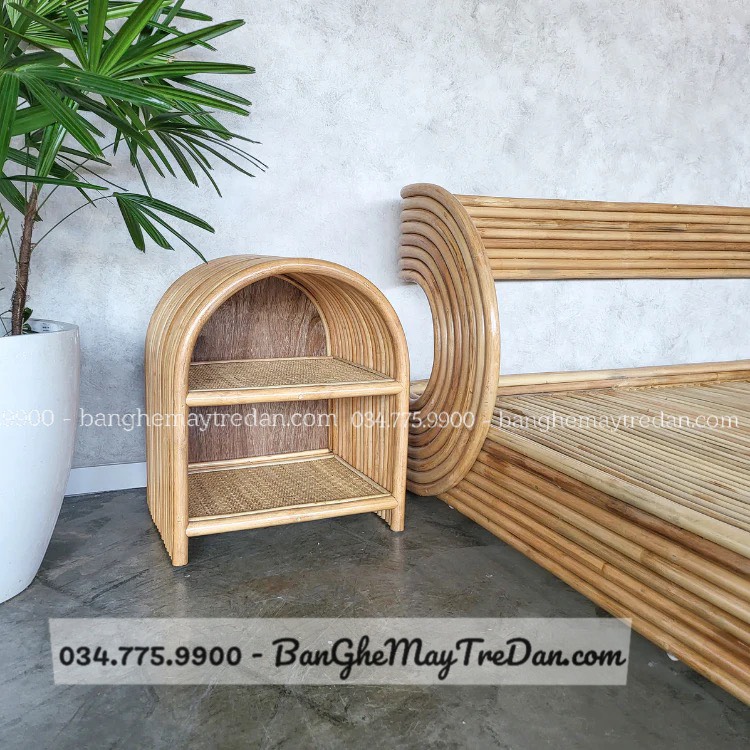 Xưởng làm giường ngủ mây tre chất lượng cao