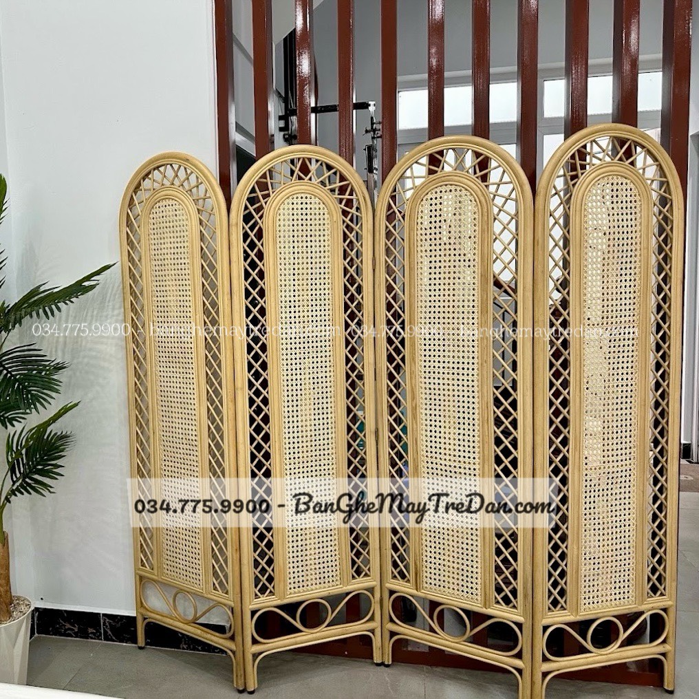 Tấm bình phong mây tre đặt làm theo yêu cầu