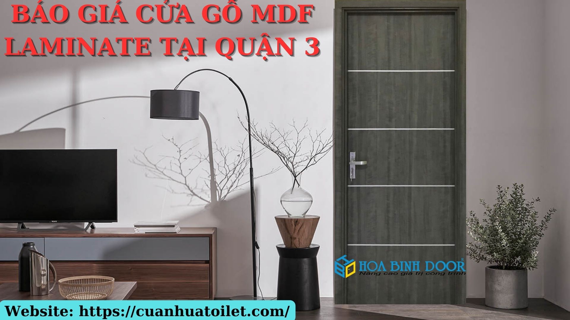 Báo giá cửa gỗ MDF Laminate tại Quận 3 - Cửa gỗ công nghiệp