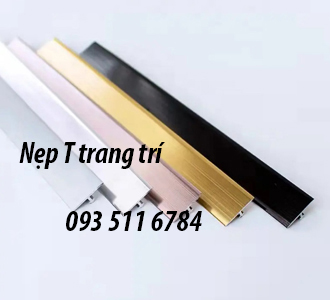 Nẹp nhôm T Nẹp kết thúc Thanh T Inox màu Việt Nam