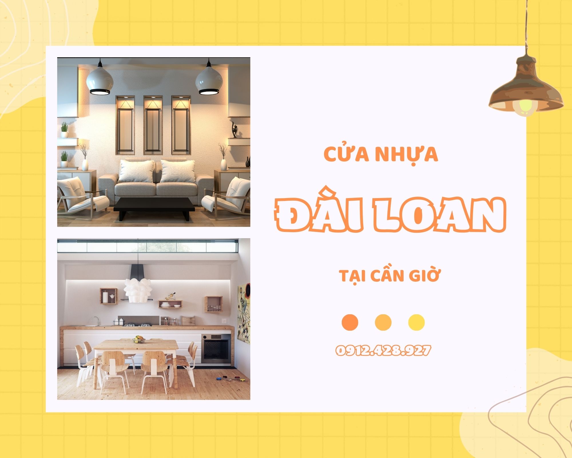 Cửa nhựa Đài Laon tại Cần Giờ  Cửa nhựa giả gỗ giá rẻ