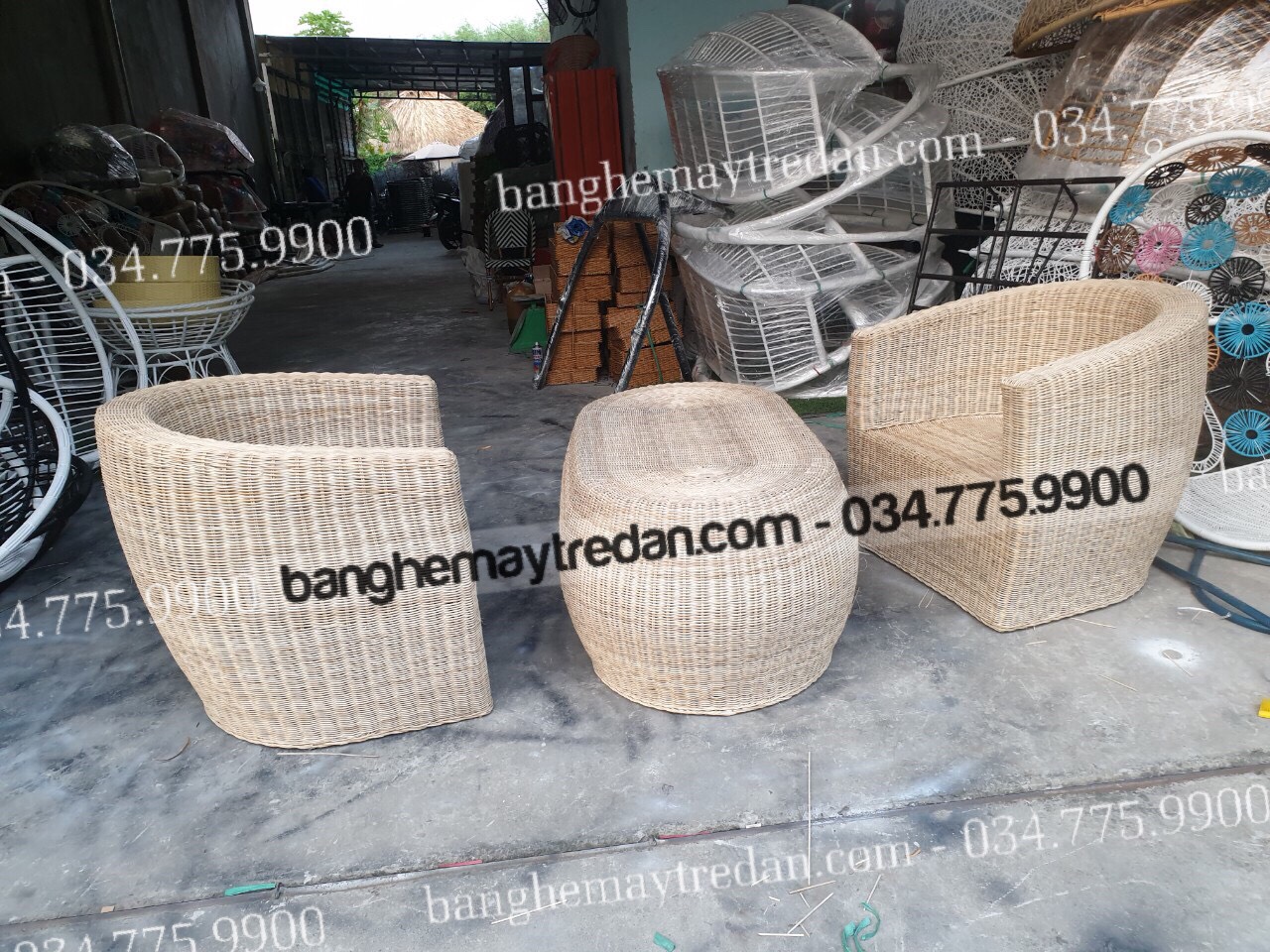 Xưởng làm bàn ghế mây thật uy tín tại Sài Gòn