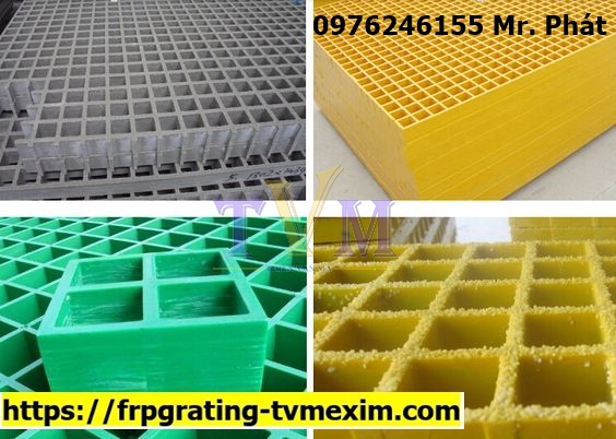 Nhà cung cấp bán tấm sàn frp grating, sàn nhựa composite chống cháy