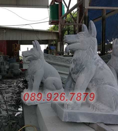 Mẫu chó đá lăng mộ đẹp bán Hồ Chí Minh - Mẫu chó đá canh cổng đẹp