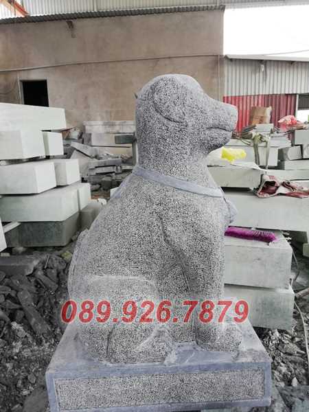 Mẫu chó bằng đá canh cổng đẹp bán Tây Ninh - Chó đá nhà thờ họ