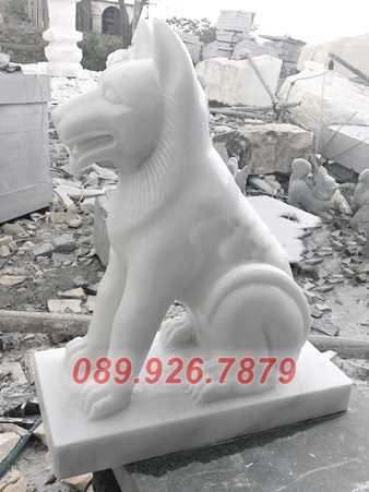 Mẫu chó bằng đá canh cổng đẹp bán Tây Ninh - Chó đá nhà thờ họ