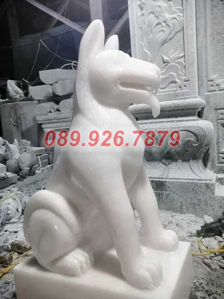 Mẫu chó bằng đá canh cổng đẹp bán Tây Ninh - Chó đá nhà thờ họ