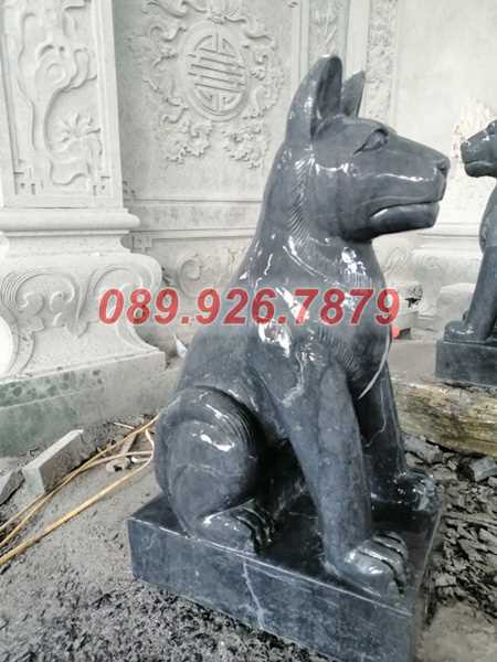 Mẫu chó bằng đá canh cổng đẹp bán Tây Ninh - Chó đá nhà thờ họ