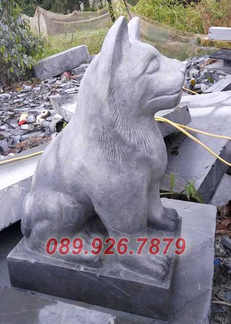 Mẫu chó bằng đá canh cổng đẹp bán Tây Ninh - Chó đá nhà thờ họ
