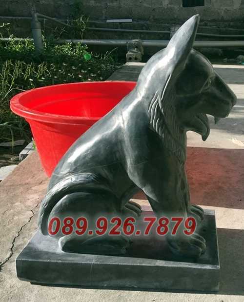Mẫu chó bằng đá đẹp bán Đồng Nai - Mẫu chó đặt trước nhà bẳng đá vàng