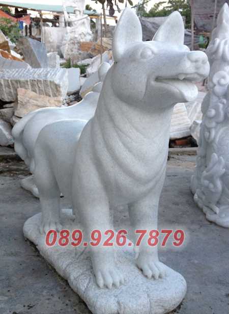 Mẫu chó bằng đá đẹp bán Đồng Nai - Mẫu chó đặt trước nhà bẳng đá vàng