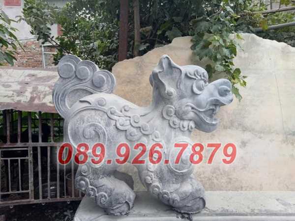 Mẫu chó đá đặt trước chùa miếu bán Bình Dương - Mẫu chó đá phong thủy