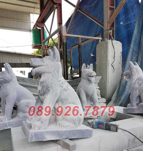 Mẫu chó đá đặt trước mộ bán Bà Rịa - Mẫu chó đá canh cổng đẹp