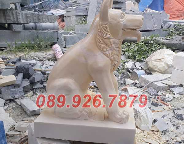 Mẫu chó bằng đá cổ đẹp bán Hồ Chí Minh - mẫu chó đá khối đẹp giá rẻ