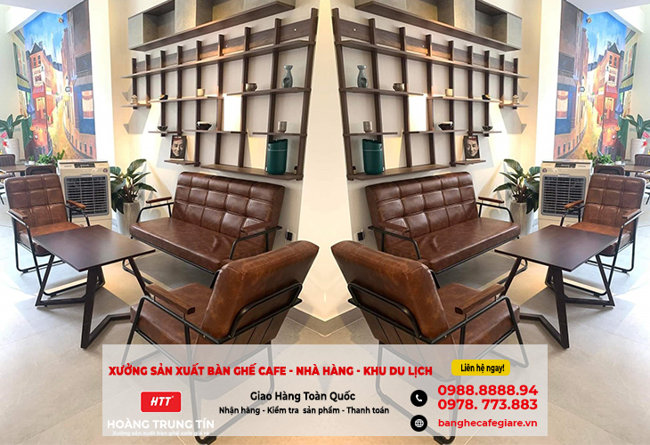 (Bến Tre) Bàn ghế cafe, sofa sắt nệm giá rẻ
