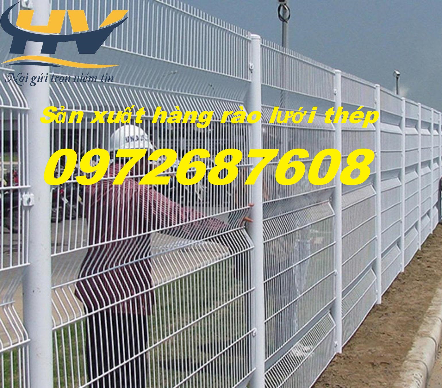 Hàng rào lưới thép, lưới thép hàng rào, hàng rào mạ kẽm tại Bình Dương