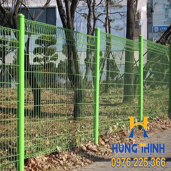Hàng rào lưới thép gập tam giác hai đầu