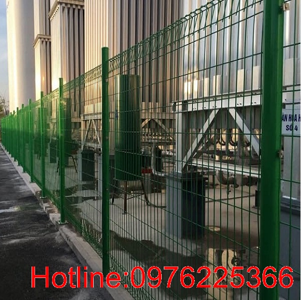Hàng rào bẻ tam giác hai đầu - Hàng rào lưới thép