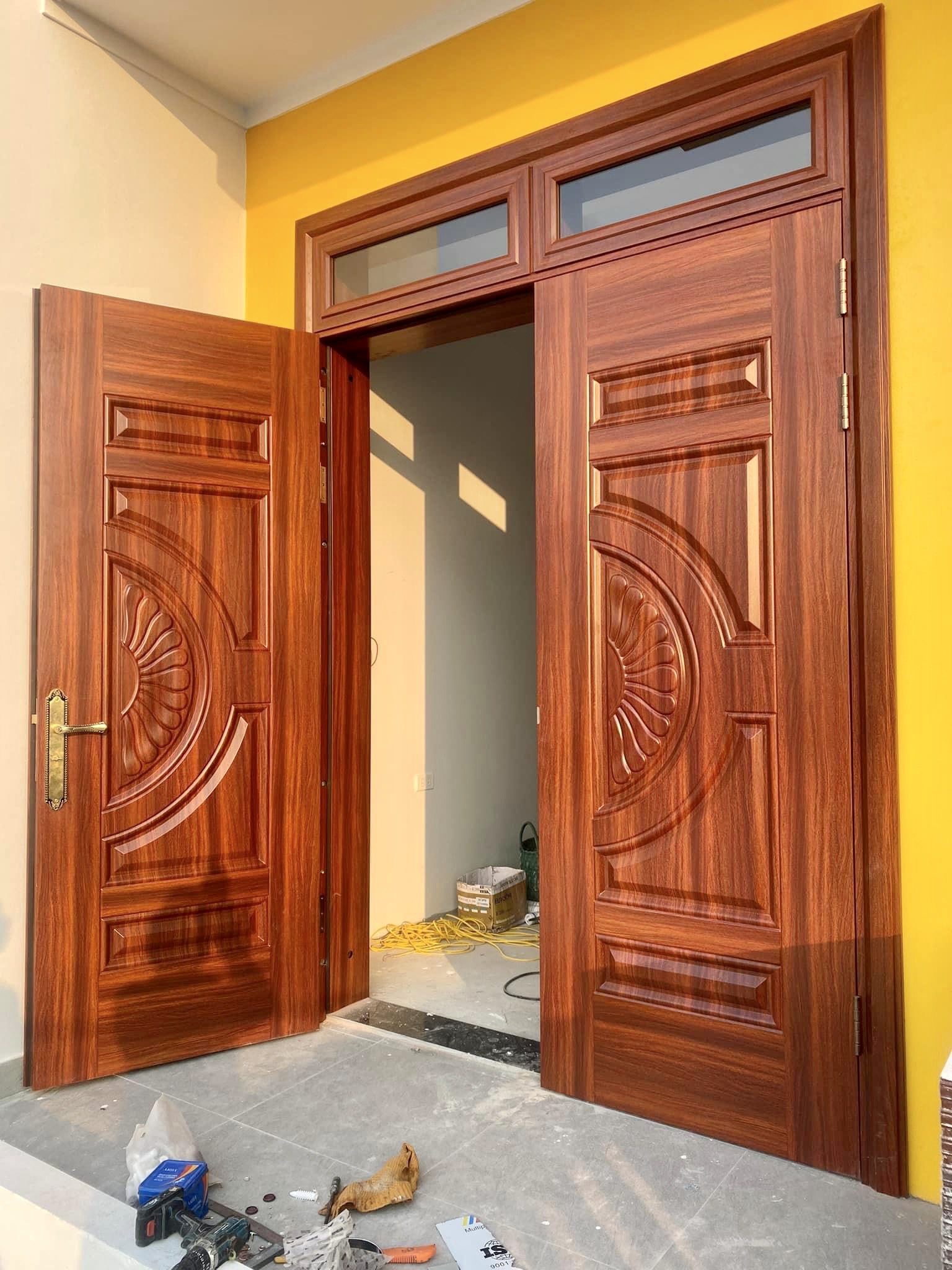 Cửa Thép Vân Gỗ Tại Đồng Nai  Xu Hướng Cửa Chính