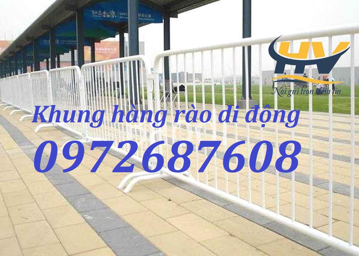 Hàng rào sắt di động, hàng rào chắn, hàng rào bảo hộ tại Đồng Nai