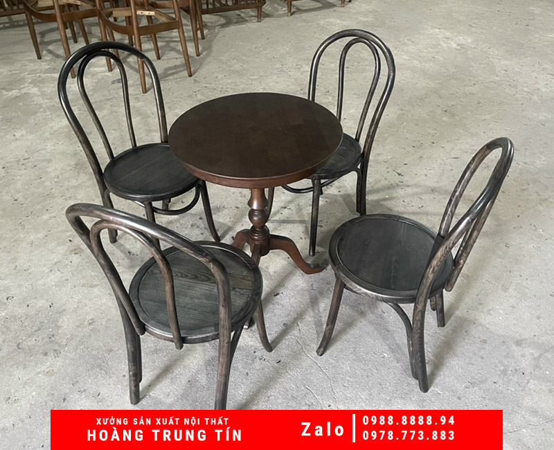 Cung cấp bàn ghế gỗ chất lượng cho quán cafe, nhà hàng tại Long An