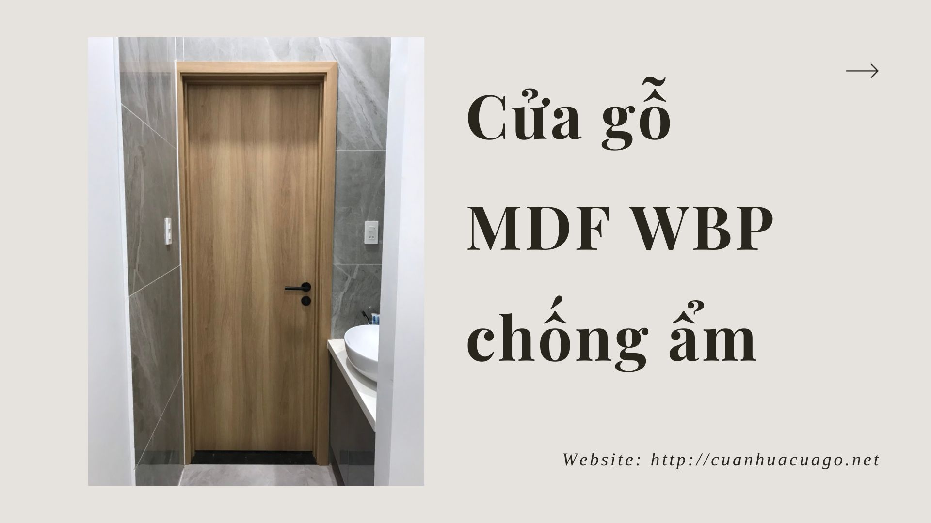 Báo giá cửa gỗ MDF WBP ván laminate tại tây ninh