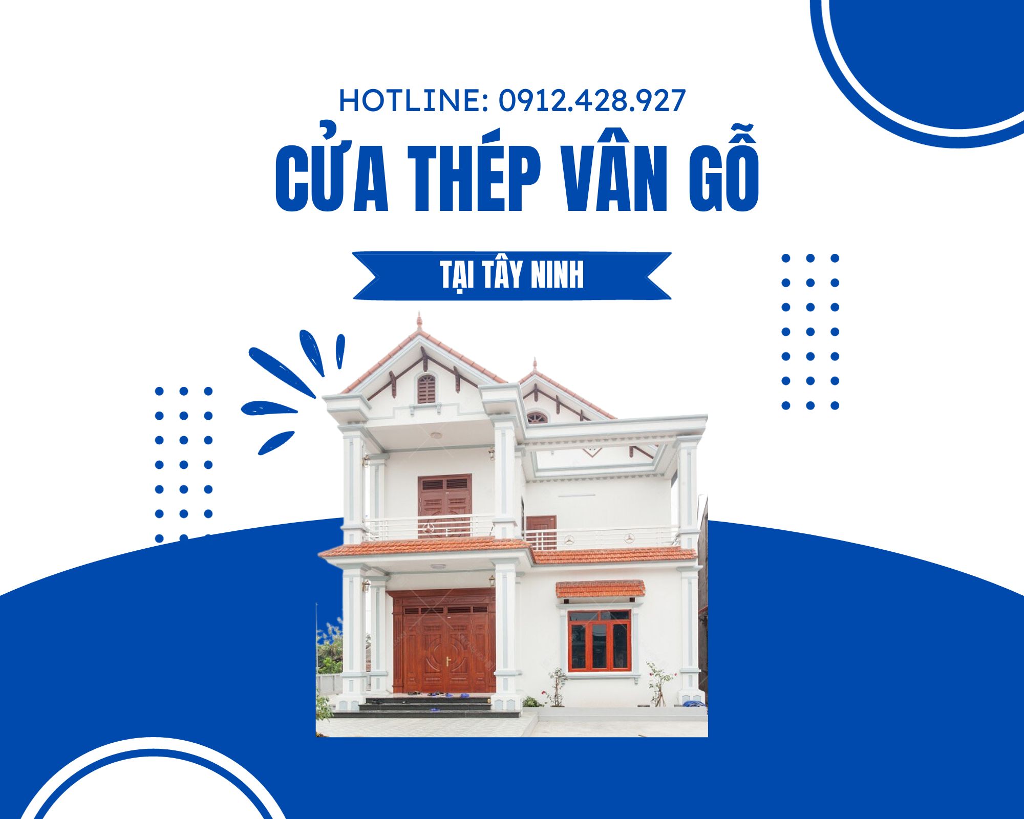 Cửa Thép vân Gỗ tại Tây Ninh  Báo giá mới nhất