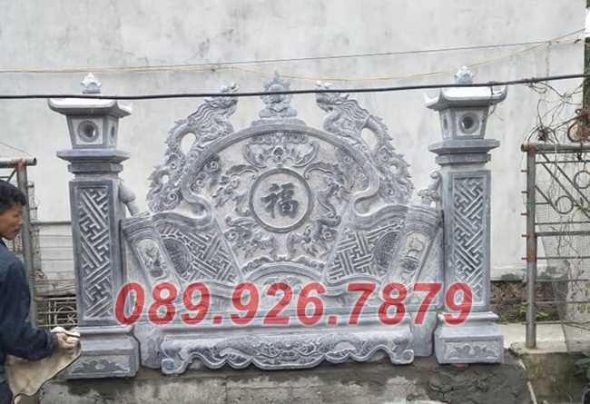 Cuốn thư đá - Mẫu cuốn thư bằng đá chạm hoa văn đẹp bán Bình Thuận