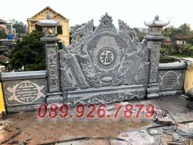 Bình phong đá - Mẫu bình phong đá khối cao cấp bán Khánh Hòa