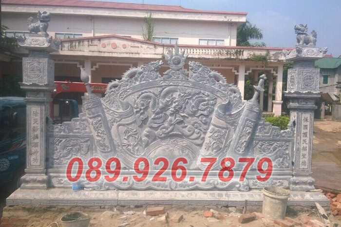 Bình phong đá - Mẫu bình phong đá khối cao cấp bán Khánh Hòa
