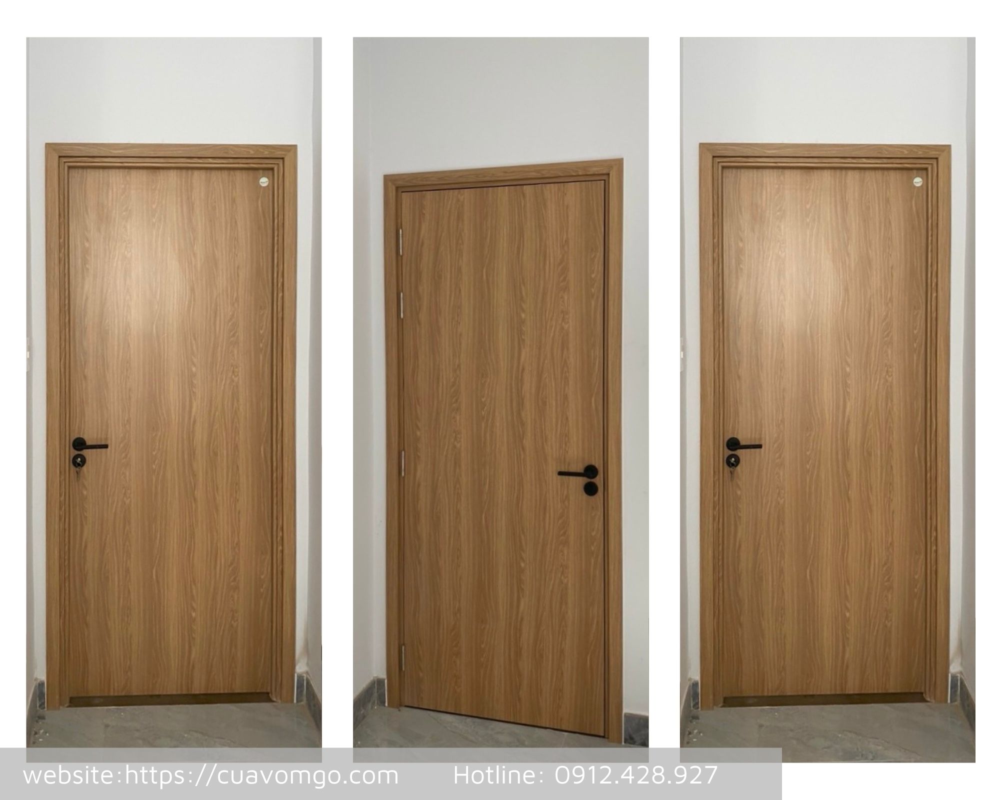 Cửa nhựa Composite tại Hóc Môn  cửa nhựa giả gỗ giá rẻ