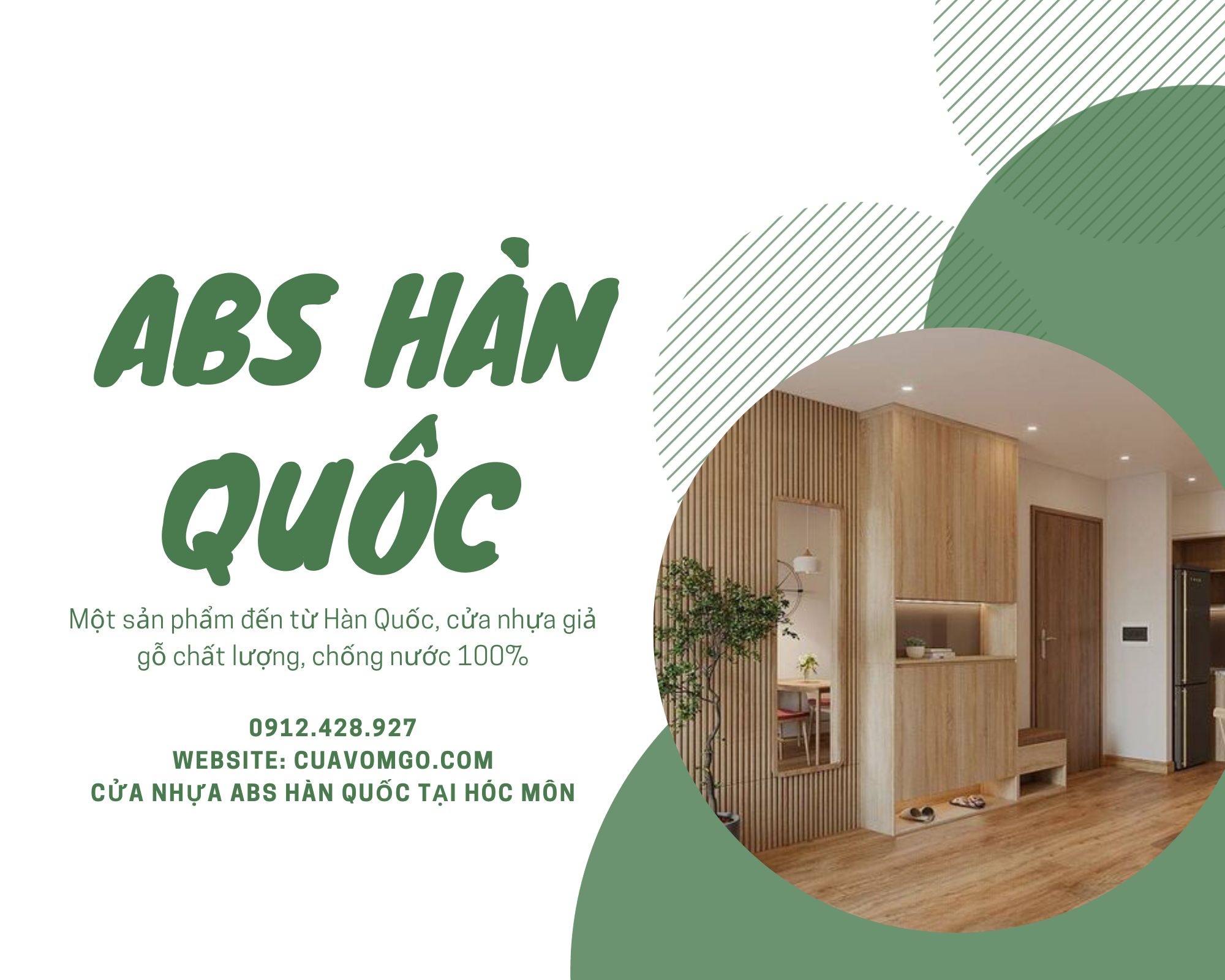 Cửa nhựa ABS tại Hóc Môn  Cửa nhựa giả gỗ Hàn Quốc KOS