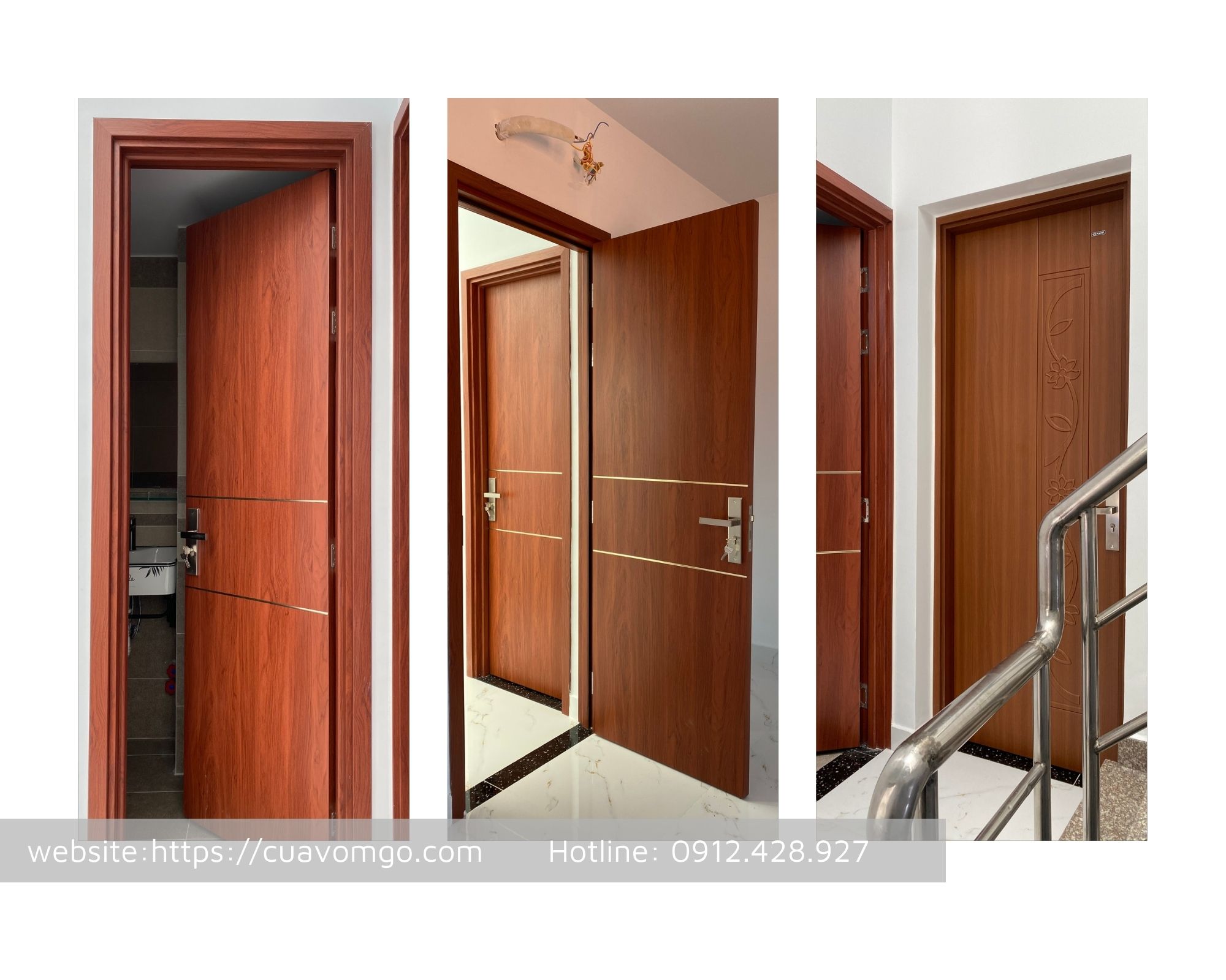 Cửa nhựa ABS tại Hóc Môn  Cửa nhựa giả gỗ Hàn Quốc KOS