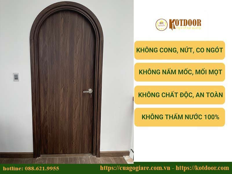 Giá cửa nhựa composite giả gỗ giá rẻ tại quận 10