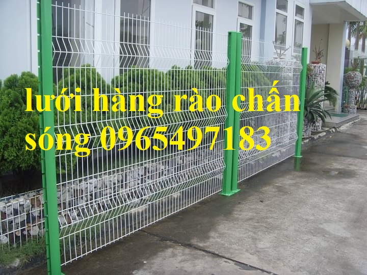 Hàng rào lưới thép sơn tĩnh điện màu sắc theo yêu cầu